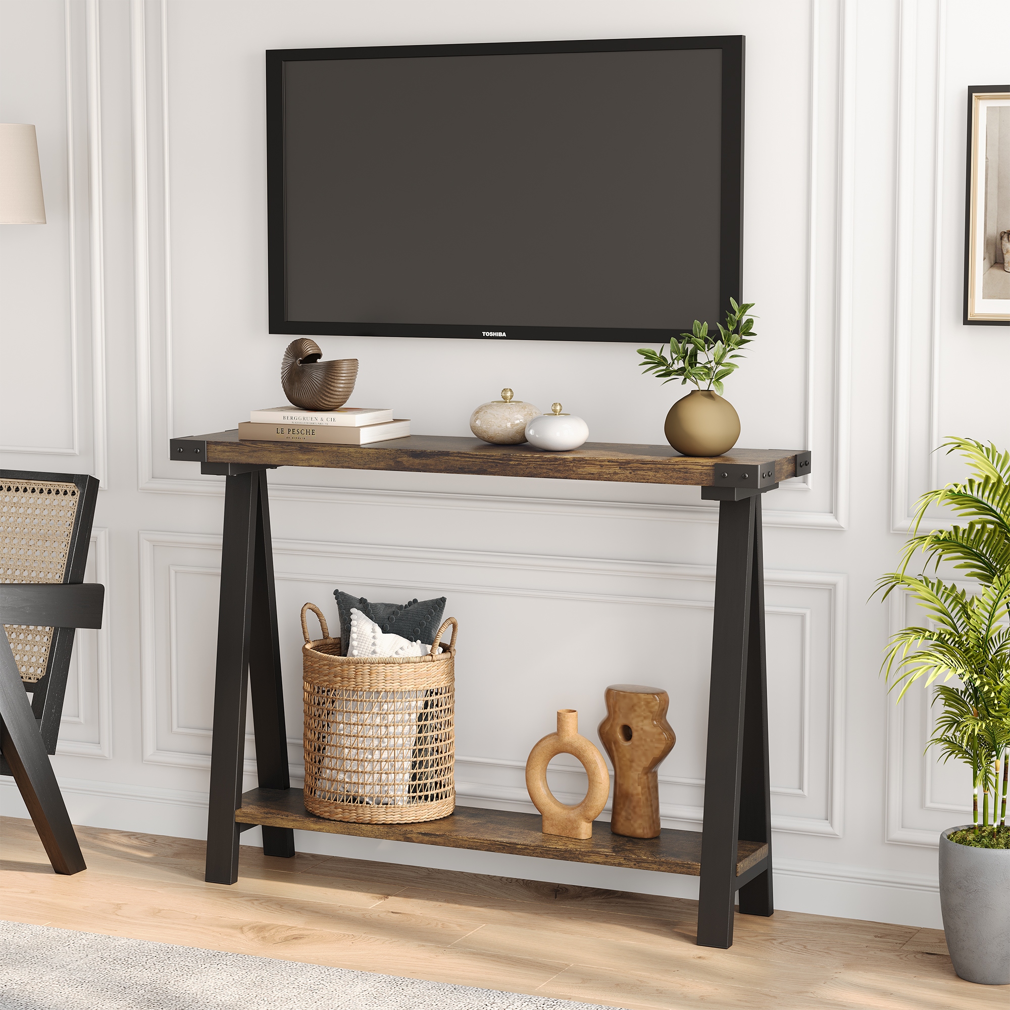 Rustic Console Table, 47.2