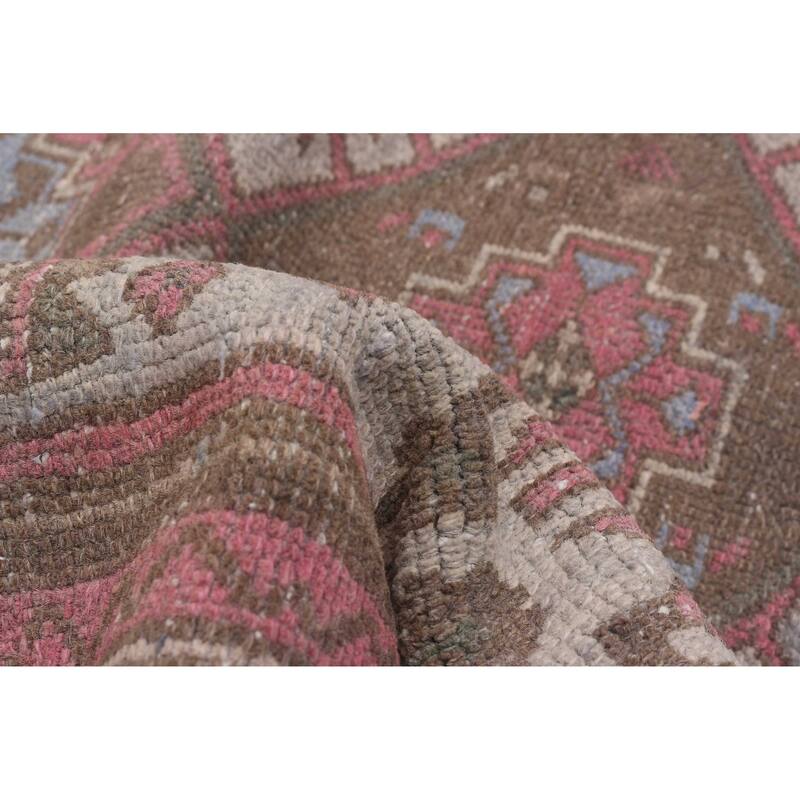 ECARPETGALLERY Hand-knotted Antalya Vintage Grey Wool Rug - 3'4 x 4'5
