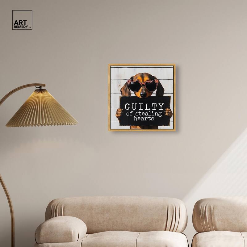 Guilty of Stealing Hearts Canvas by Art Remedy