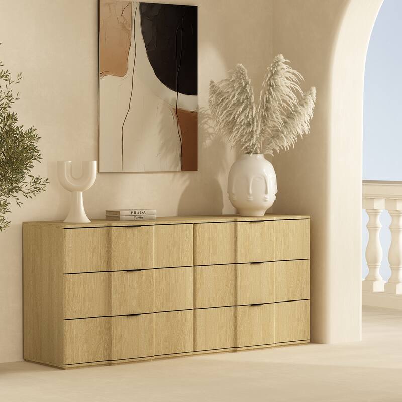 Clive 72 Inch 6 Drawer Bedroom Dresser