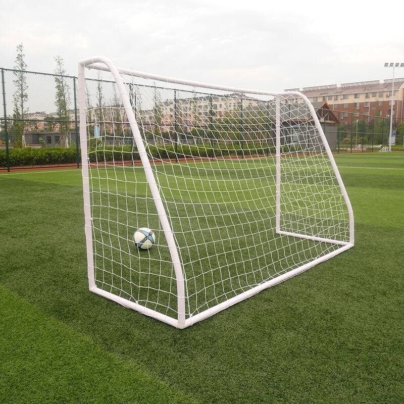 8' x 5' x 2.7' Portable Soccer Goal, Lightweight Professional Football Practice Training Aid Post Net