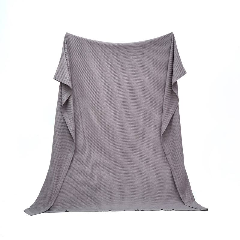 Luxurious Cotton Super Soft Waffle Weave Knit Blanket