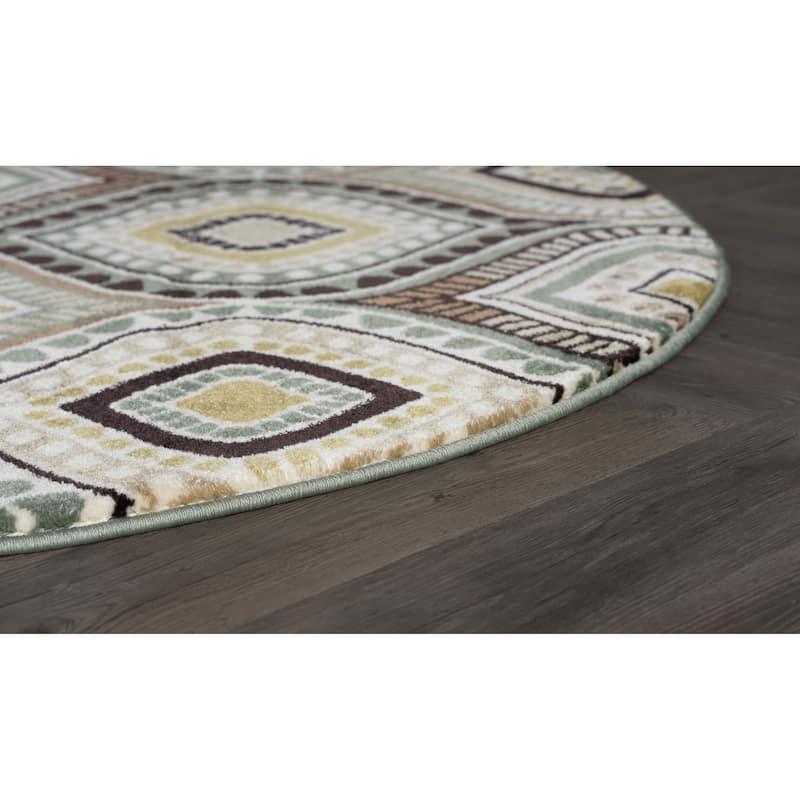 Caprice Global Geometric Indoor Area Rug