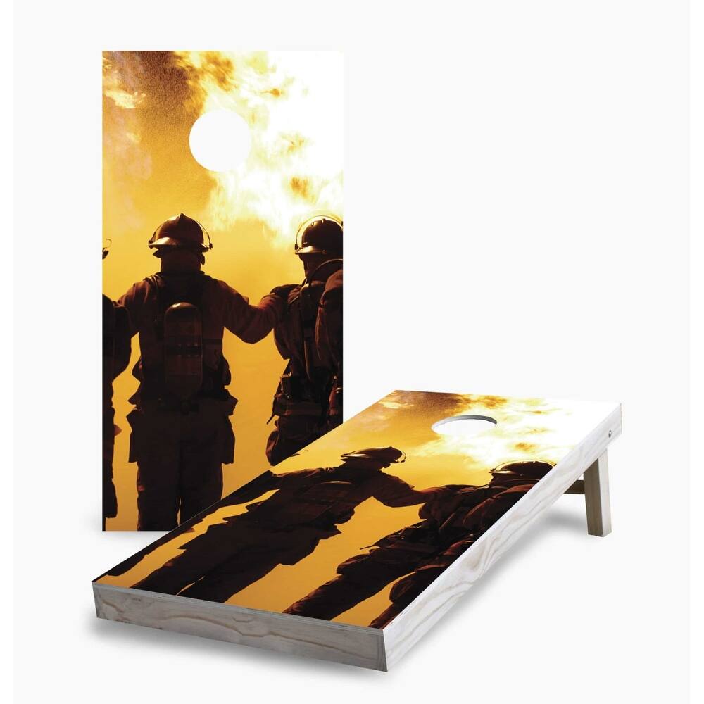 Firefighters Regulation 2x4 Cornhole Game Set