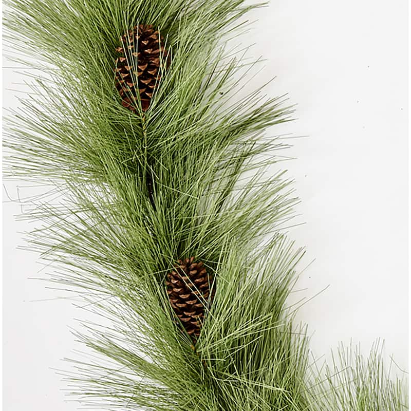 69" Christmas Artificial Pine Long Needle With Pine Cones Garland