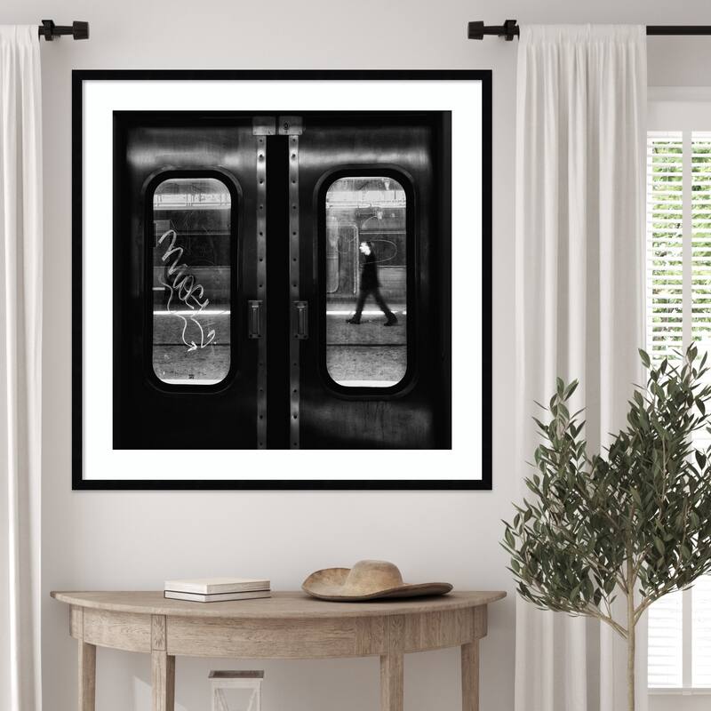 A Lonely Passage by Laura Mexia Wood Framed Wall Art Print