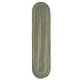 preview thumbnail 14 of 20, Colonial Mills Worley Multicolor Rustic Braided Handcrafted Runner Rug 2x10 - Moss Green