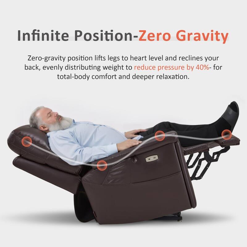 MCombo Heavy Duty Lift Chair for Elderly, Extra Wide Dual Motor Power Lift Recliner 450lbs