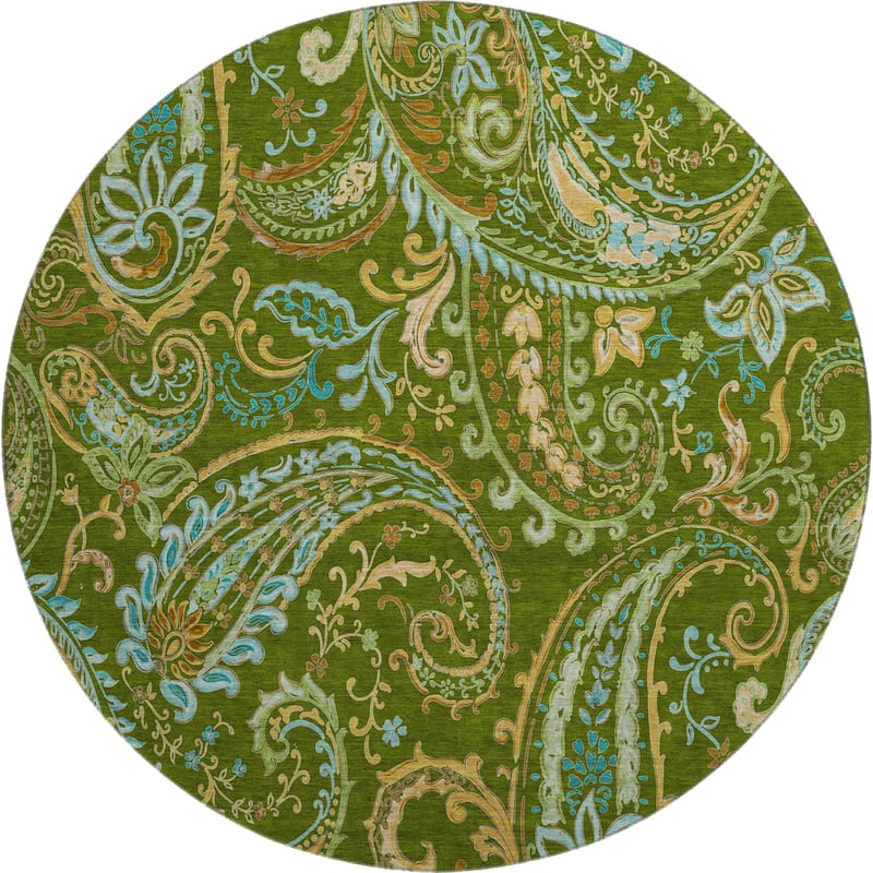 Premium Washable Super Soft Traditional Paisley Mayfield Rug