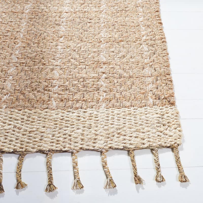 SAFAVIEH Handmade Cape Cod Senada Jute Tassel Rug