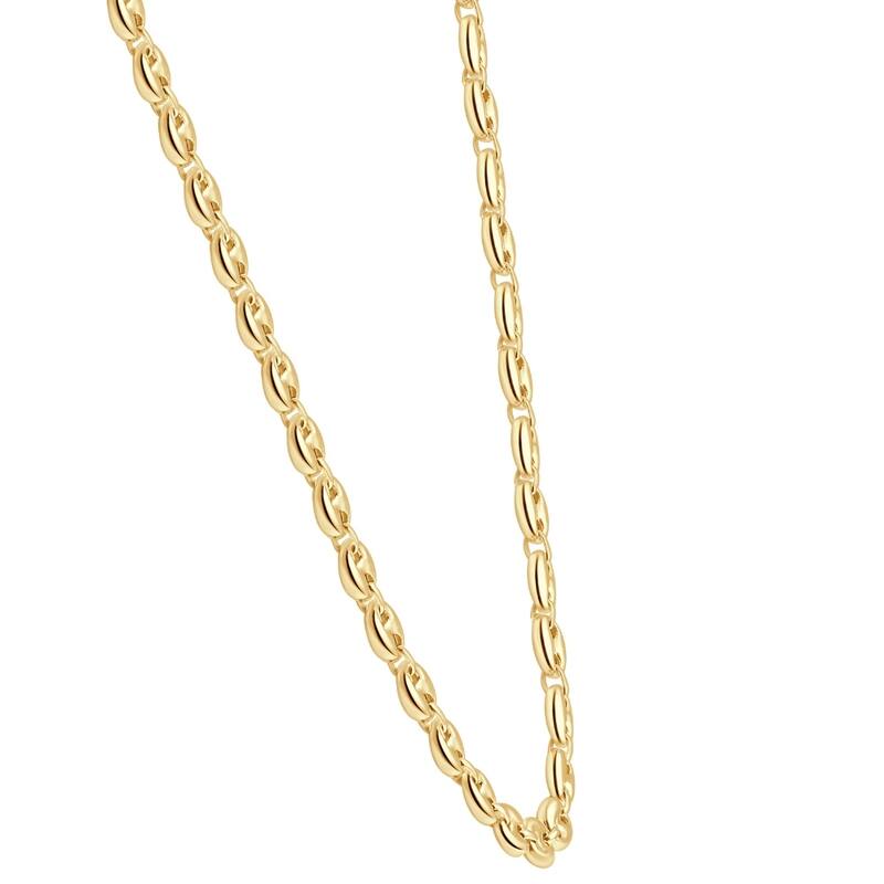 Yellow Gold Mariner Women's 24" Chain Necklace 22 Grams 7mm Thick