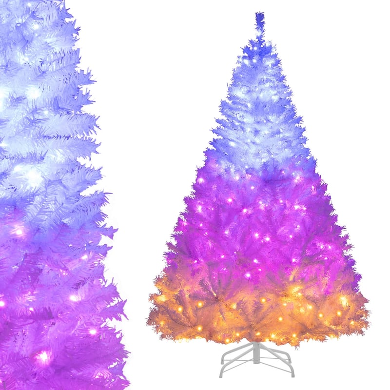 Costway 6/7 FT Artificial Christmas Tree with 1000/1346 Branch Tips - See Details