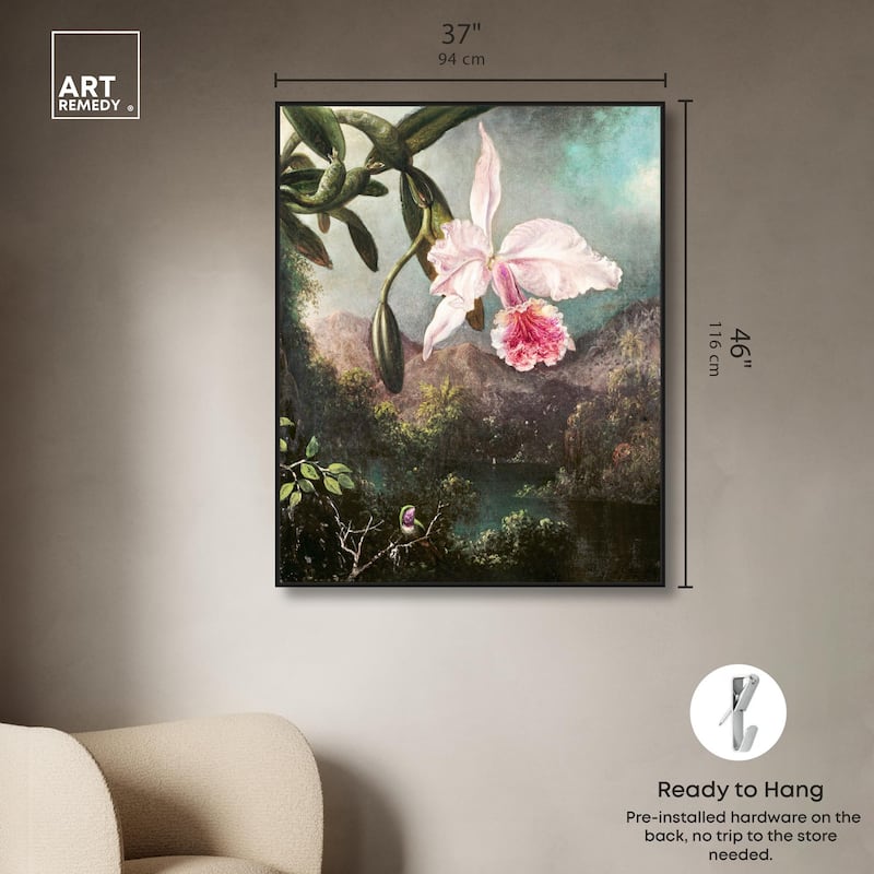Orchid Blossoms 1873 Canvas by Art Remedy