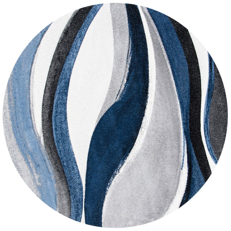 SAFAVIEH Hollywood Deep Mid-Century Modern Abstract Rug