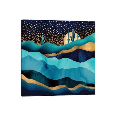 iCanvas "Indigo Desert Night" by SpaceFrog Designs Canvas Print