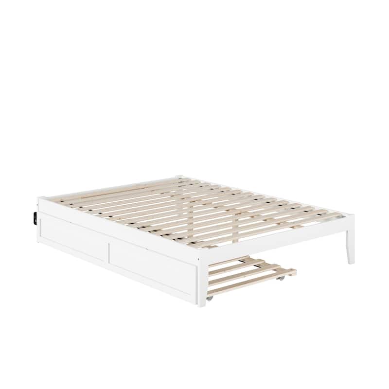 Colorado Bed with USB Turbo Charger and Twin Extra Long Trundle
