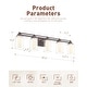 preview thumbnail 13 of 14, 5 Light Vanity Light, Bathroom Light, 30W 5CCT - 5-Light