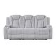 preview thumbnail 34 of 35, Brynda Corduroy 3-Piece Manual Double Reclining Sofa Sets