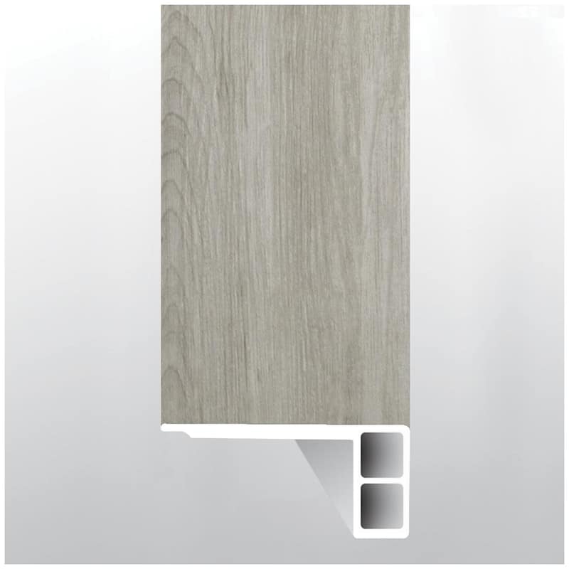 Ackland AKVTV-FSN-EE-3 Ackland Vinyl Trims 94" x 3" Vinyl Glue Down or - Arbor Smoke