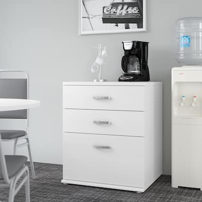 Universal Storage Cabinet with Drawers by Bush Business Furniture