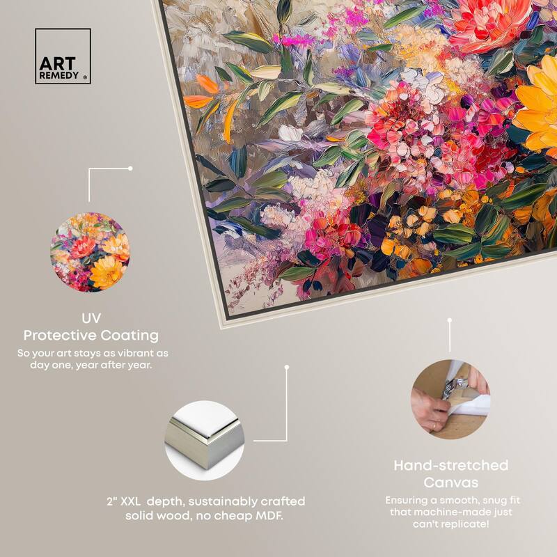 Amber Auras Canvas by Art Remedy