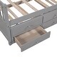 preview thumbnail 5 of 16, Wooden Twin Size Daybed Frame w/ Trundle Bed Frame & 3 Drawers