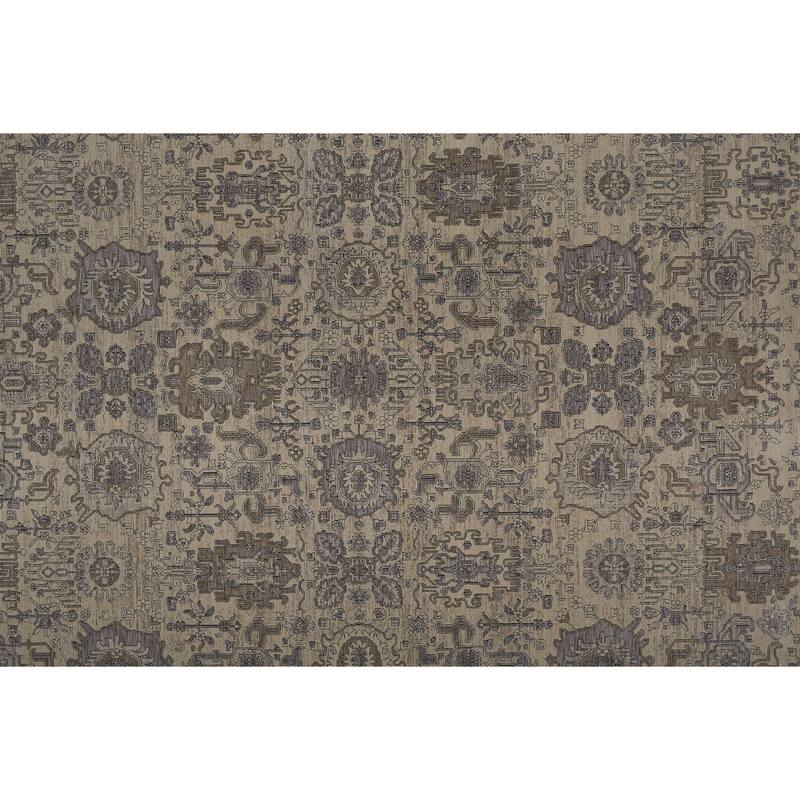 Gilford Rustic Persian Farmhouse Rug, Beige/Warm Gray, Accent Rug