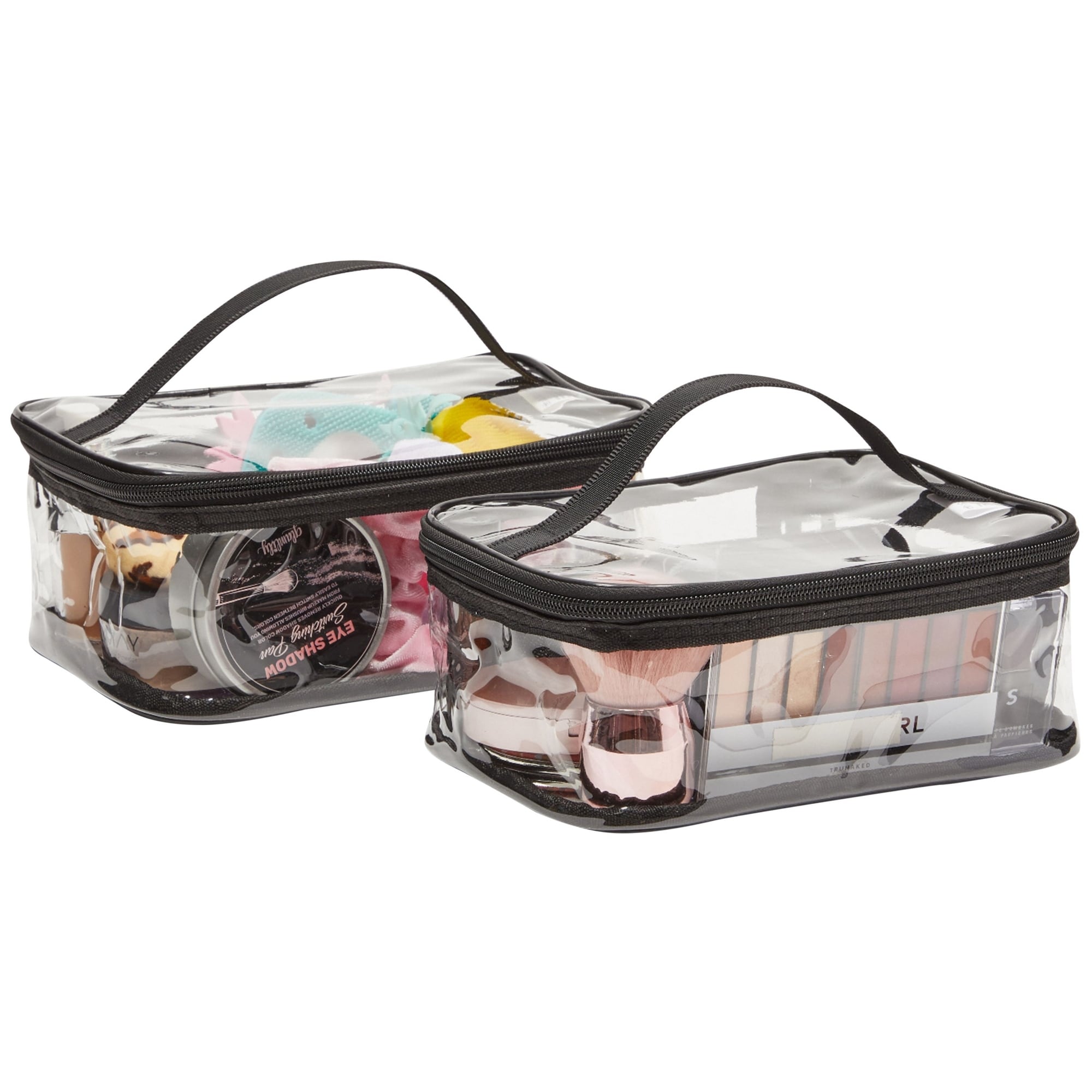 Clear Cosmetic Toiletry Bags for Travel, Makeup Storage, (Medium & Large, 4  Pack) - Bed Bath & Beyond - 36329918