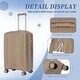 preview thumbnail 6 of 27, 20"/24"/28" 3 pcs/set in PP Spinner Wheel Luggage, Carry on Suitcase, Matching Color, Combination Lock (Silver grey)
