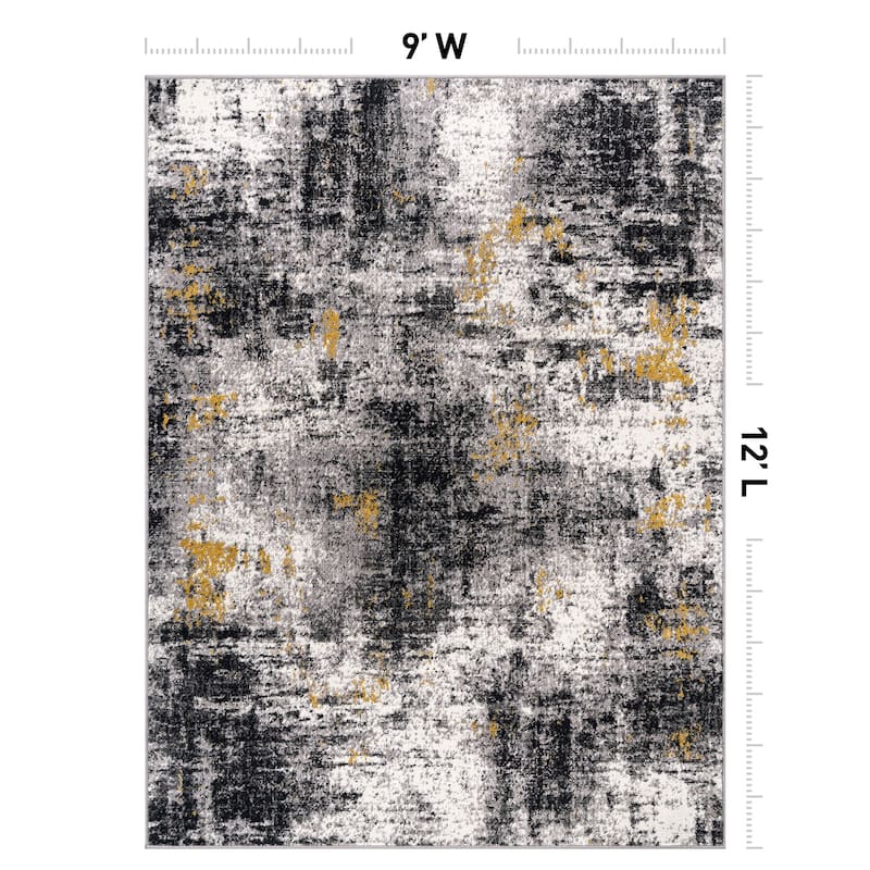 World Rug Gallery Adare Contemporary Abstract Area Rug