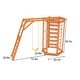 preview thumbnail 8 of 6, Hawthorn Outdoor Climber Playset | Monkey Bars, Swing & Octagon Climber for Kids - Natural