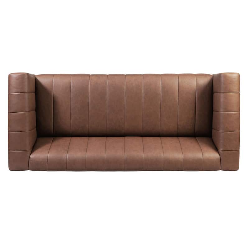 Poly & Bark Canale Sofa - Full Grain Genuine Italian Leather