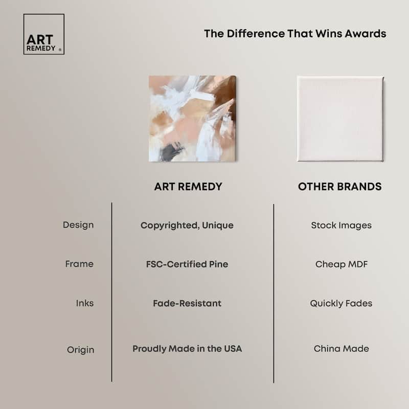 Taupe and Ash I Canvas by Art Remedy, Gallery Wrapped