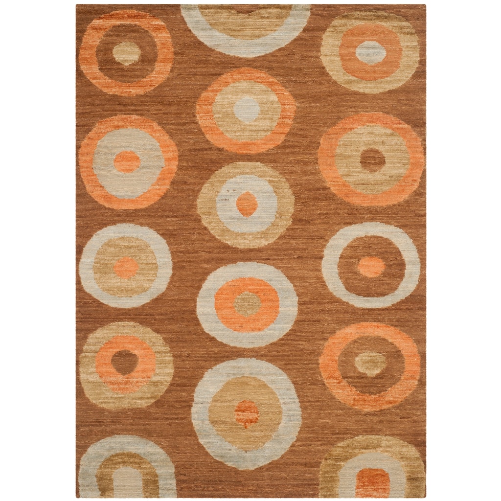 SAFAVIEH Couture Hand-knotted Santa Fe Afke Modern Wool Rug