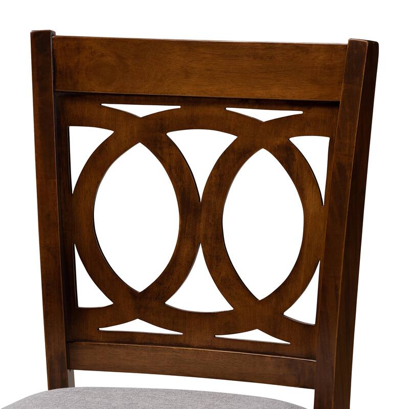Lenoir Modern and Contemporary 2-Piece Counter Height Pub Chair Set