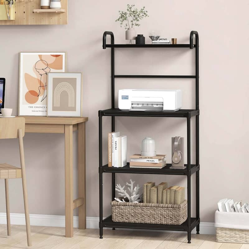 4-Tier Kitchen Microwave Storage Rack Oven Stand