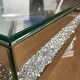 preview thumbnail 4 of 5, 31.5" Modern Mirrored Coffee Table with Square Glass Tabletop and Sturdy Base for Living Room - 1-Piece