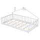 preview thumbnail 27 of 41, Simple wooden floor bed with guard rails