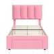 preview thumbnail 117 of 123, Javlergo Bed Frame with Storage Drawers Upholstered Platform Bed Frame with Adjustable Headboard