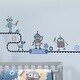 preview thumbnail 9 of 8, Bedtime Originals Robbie Robot Blue Nursery 5-Piece Baby Crib Bedding Set