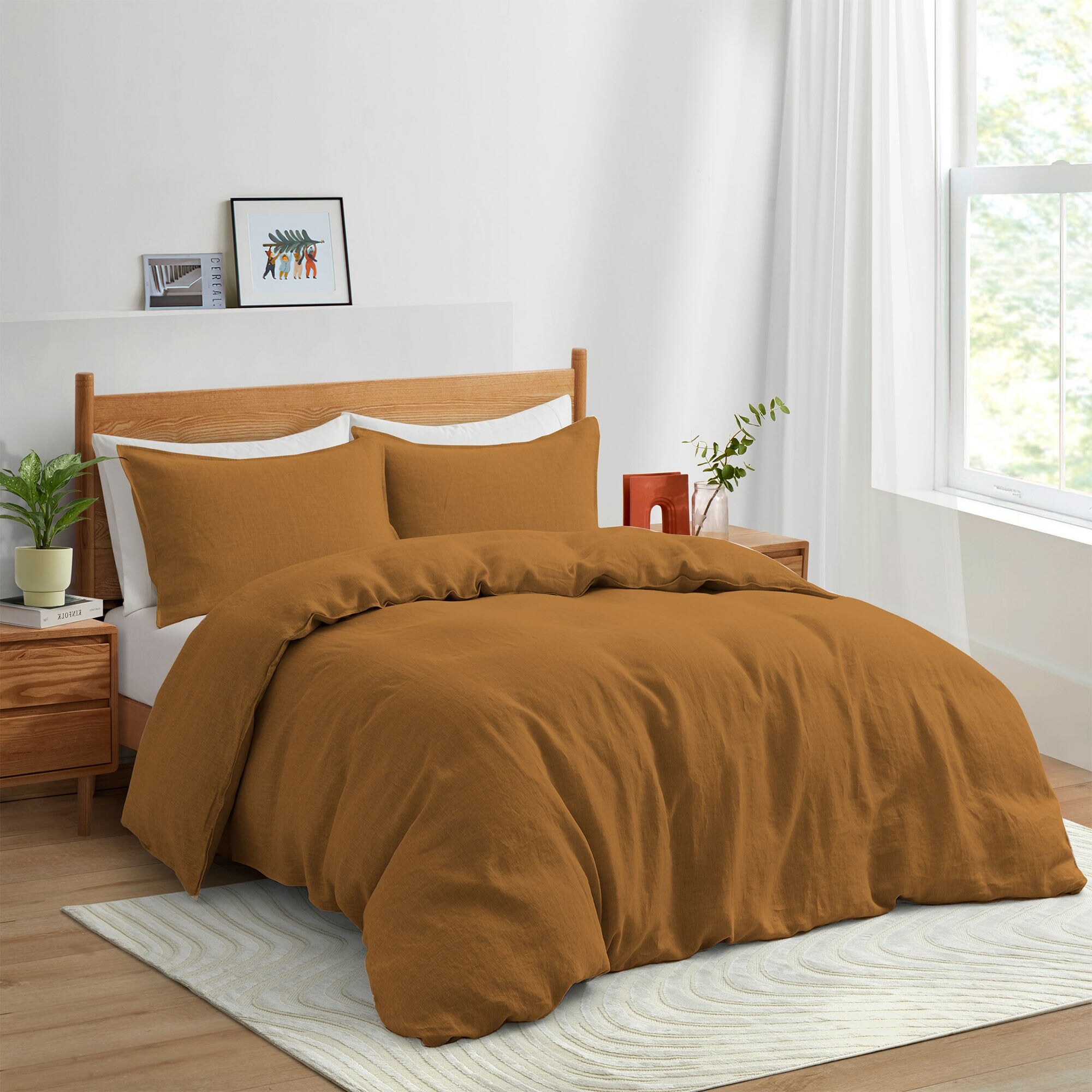 Buy Brown Bedsheets for Home & Kitchen by Trance Home Linen Online