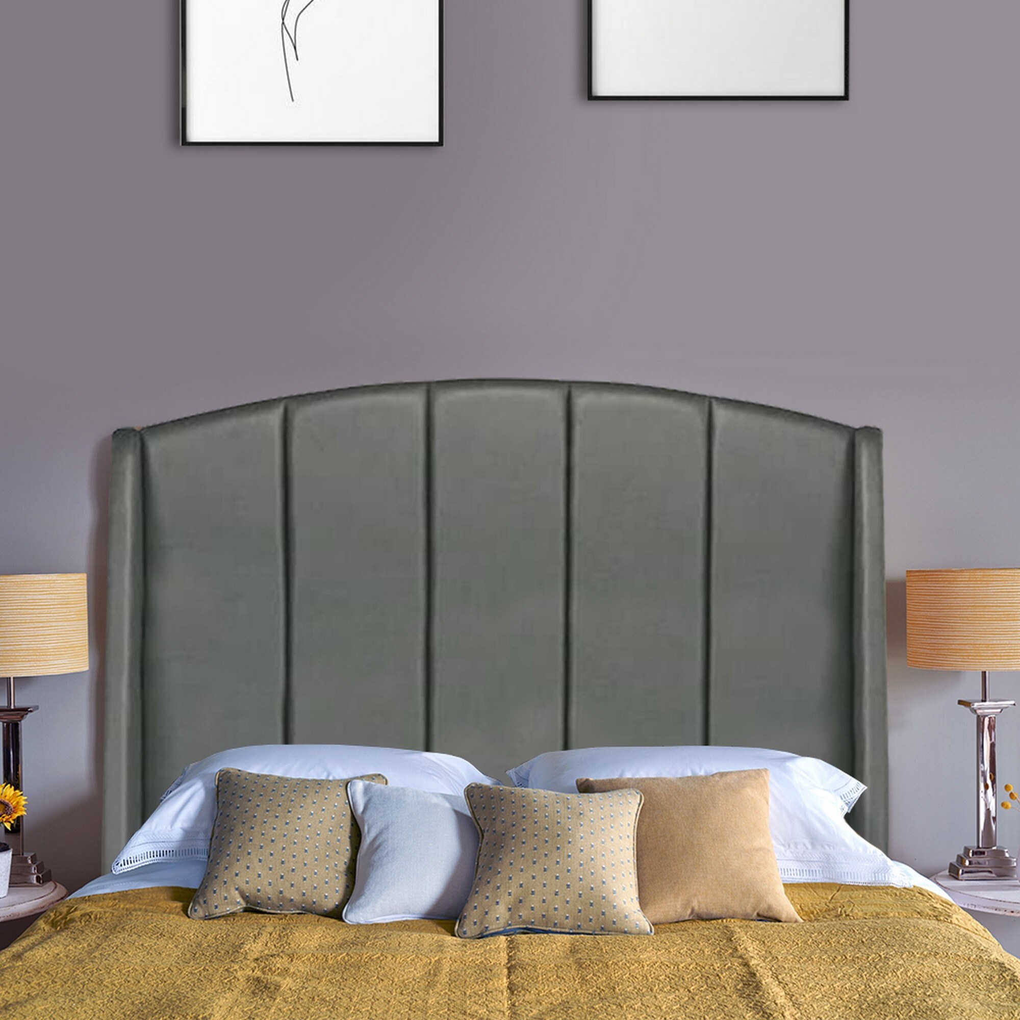 Lara wingback on sale bed