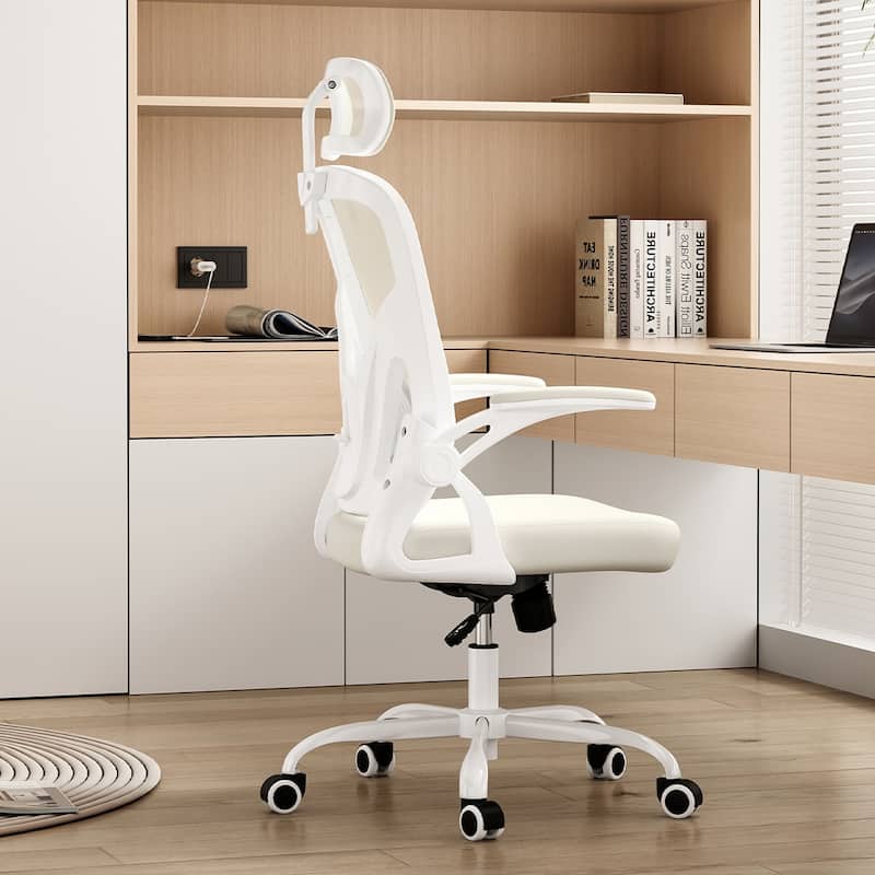 Ergonomic Office Chair, Office Desk Chair with Headrest, High Back Computer Chair with Armrests and Adjustable Lumbar Support