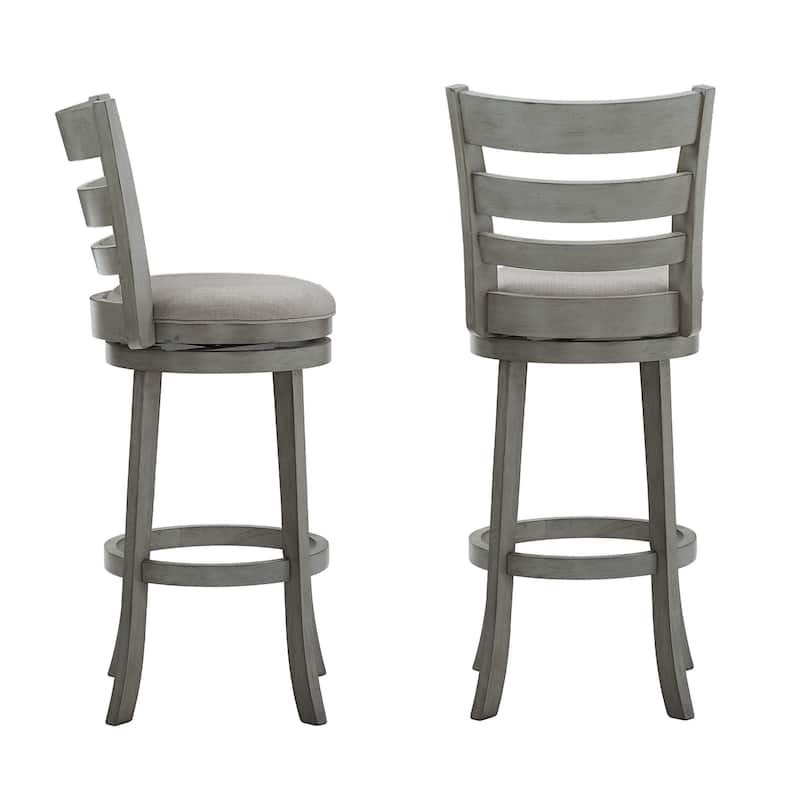 Rovinj Ladder Back 29"H Swivel Bar Stool