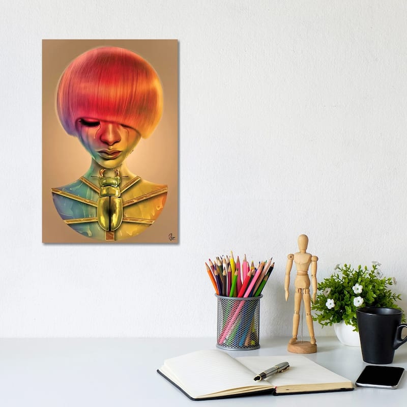 iCanvas "The Gold Bug" by Giulio Rossi Canvas Print - 12x8x0.75