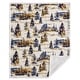 preview thumbnail 139 of 158, Indigo Hill by HiEnd Accents Campfire Sherpa Fleece Throw, 1PC or 3PC
