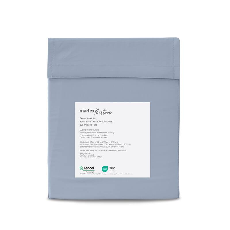 Martex Restore Solid Sheet Set Bed Bath & Beyond 41578895