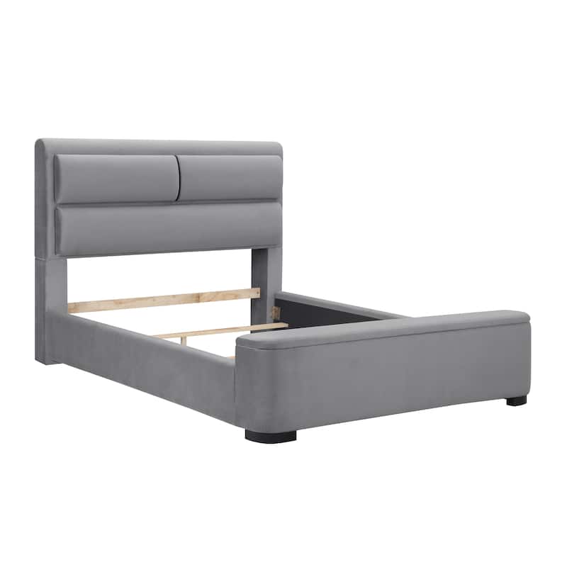 Furniture of America Otjen Modern Upholstered Storage Bed