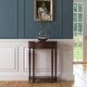 preview thumbnail 7 of 12, Ashby Demilune Console Table with Storage