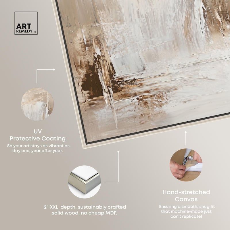 Latte Layers II Canvas by Art Remedy